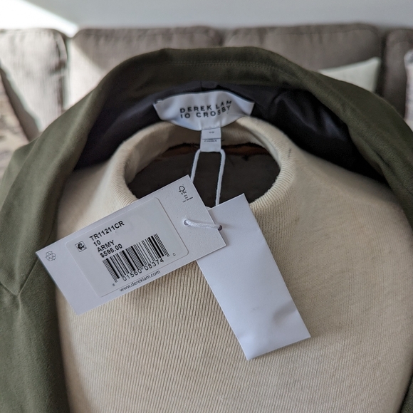 Derek Lam 10 Crosby Olive Walter Double Breasted Suit Jacket - Picture 11 of 16